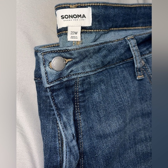 Plus Size Sonoma Goods For Life High Rise Curvy Skinny Jeans - Picture 3 of 5